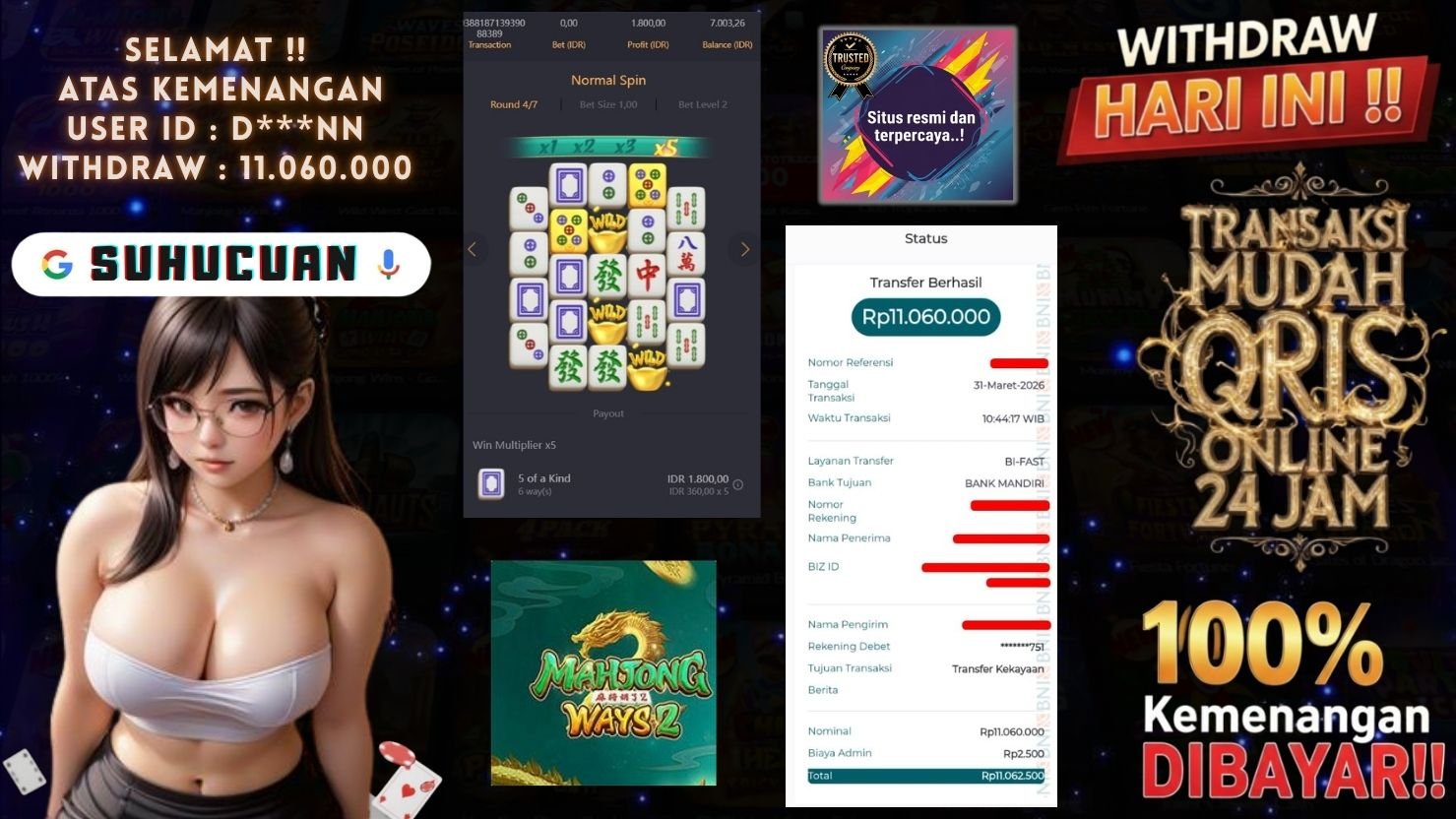 SUHUCUAN JACKPOT SLOT MAHJONG WAYS 2